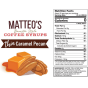 Matteo's Sugar-Free Barista Coffee Syrups Thin Caramel Pecan, 750mL Nutritional
