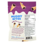 Back of Muddy Bites Waffle Cone Snacks Dark Chocolate - Waffle Cone Snacks - Chocolate Waffle Cone Bites - End Of Ice Cream Cone Snack