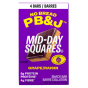 Mid-Day Squares Plant-Based Chocolate Bar No Bread PB&J Grape Canada Front