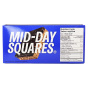 Back of Mid-Day Squares Plant-Based Chocolate Bar Crunchy Peanut - Mid Day Squares Crunchy Peanut - Mid-Day Square - Mid-Day Crunchy Peanut
