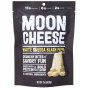 Front of Moon Cheese Crunchy Cheese Snack White Cheddar Black Pepper - High Protein Cheese Snack - Gluten Free Cheese Snack - All Natural Ingredient Snack