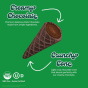 Muddy Bites Waffle Cone Snacks Girl Scout Thin Mints - Waffle Cone Snacks - Chocolate Waffle Cone Bites - End Of Ice Cream Cone Snack