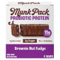 Munk Pack Probiotic Protein Bar Brownie Nut Fudge Front