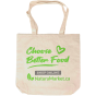 Side of Natura Market Reusable Canvas Tote Bag