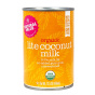 Natural Value Organic Lite Coconut Milk, No Guar Gum, 400ml
