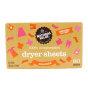 Front of Natural Value Compostable Dryer Sheets Unscented