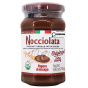 Front of Nocciolata Organic Hazelnut Spread With Cocoa And Milk - Organic Nut Spread - Healthy Palm oil Free Nut Spread - Kosher Hazelnut Spread
