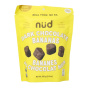Front of Nud Snacks Chocolate Covered Chewy Bananas, 100g