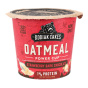 Front of Kodiak Cakes Strawberry Dark Chocolate Oatmeal Unleashed Cup, 60g