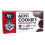 Back of Lesser Evil Mini Cookies Fudge Brownie