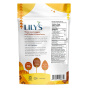 Back of Lily's Low-Sugar Milk Chocolate Style Covered Peanuts, 99g