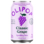 Front of OLIPOP Low Sugar Prebiotic Sparkling Tonic Classic Grape