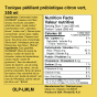 Nutrition of OLIPOP Low Sugar Prebiotic Sparkling Tonic Lemon Lime