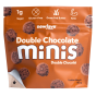 Front of New Fave Foods Keto Double Chocolate Minis, 60g