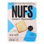 Front of NUFS Dairy & Gluten Free Crackers Sea Salt, 120.4g - Nufs Canada, Gluten Free Crackers, Low Carb Crackers, Almond Crackers