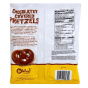 Back of No Whey Foods Allergen-Free Pretzels Chocolate - No Whey Canada - Chocolate Covered Pretzels - Pretzels Dipped in Chocolate