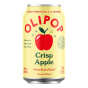 Front of OLIPOP Prebiotic Soda Sparkling Tonic Crisp Apple - Prebiotic Soda -Healthy Soda Alternatives - Healthy Soft Drinks