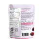 Back of Poshi Premium Black Pitted Olives with Chili & Garlic - Pitted Black Olives - Low Calorie Olives - Marinated Olives