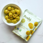 Poshi Premium Green Pitted Olives with Basil & Garlic, 30g
