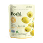 Front of Poshi Premium Green Pitted Olives with Lemon & Rosemary, 30g