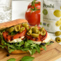 Lifestyle 2 of Poshi Pitted Green Olives Snack - Olive Snack Pack - Manzanilla Olives - Olives For Charcuterie Boards