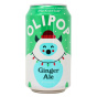 Front of OLIPOP Low Sugar Prebiotic Sparkling Tonic Ginger Ale - Healthy Soda Alternatives - Diet Ginger Ale - Sugar Free Ginger Ale