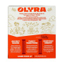 Back of Olyra Organic Ancient Greek Grains Soft Baked Bites Apple Cinnamon - High Fiber Cookies - Organic Breakfast Cookies - Less Sugar Cookies