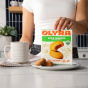 Lifestyle 3 of Olyra Organic Ancient Greek Grains Soft Baked Bites Apple Cinnamon - High Fiber Cookies - Organic Breakfast Cookies - Less Sugar Cookies