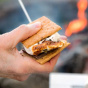 Lifestyle 1 of Dandies Marshmallows Vegan Jumbo Marshmallows - Vegan Marshmallows Canada - Smores Marshmallows - Vanilla Marshmallow