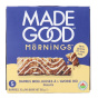 French Front of MadeGood Mornings Gluten-Free Soft-Baked Oat Bars Blueberry Flavour, 5 Bars
