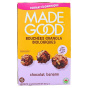 French Front of MadeGood Allergen-Free & Organic Granola Bites Chocolate Banana - Granola Bites - Made Good Granola Bites - Gluten Free Snacks Healthy