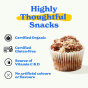 Lifestyle 2 of MadeGood Morning Baked Oat Cups - Gluten Free Muffins - Breakfast Oatmeal Cups - Apple Crumble Muffins