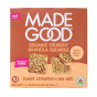 MadeGood Organic Crunchy Granola Squares Sweet Cinnamon & Sea Salt, 5 Packs Front