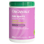Front of Organika Enhanced Collagen Pure Beauty - Beauty Collagen Powder - Collagen With Hyaluronic Acid - Collagen With Vitamin C