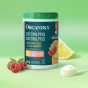 Lifestyle 2 of Organika Sugar-Free Effervescent Powder Electrolytes + Enhanced Collagen Zesty Lemon Berry - Keto Electrolyte Powder - Healthy Electrolyte Powder - Electrolyte Supplement