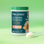 Lifestyle 2 of Organika Electrolytes + Enhanced Collagen Juicy Strawberry Peach - Electrolyte Drink - Best Electrolyte Drink - Natural Electrolyte Drink