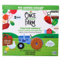 Once Upon a Farm Tractor Wheels Organic Toddler Soft-Baked Bars Apple, Sweet Potato & Spinach, 5 Bars Front
