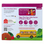 Once Upon A Farm Smart Wheels Organic Toddler Soft-Baked Bars Rasp-Berry Beet & Kale Back of box