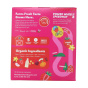 Once Upon A Farm Power Wheels Organic Soft-Baked Bars Strawberry Shortcake Back of box