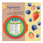 Nutrition of Peaceful Fruits No Added Sugar 100% Fruit Tape Blueberry Strawberry, 30g