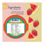 Back of Peaceful Fruits No Added Sugar 100% Fruit Tape Watermelon Raspberry