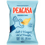 Front of Peacasa High Protein Chickpea Chips Salt & Vinegar - Healthy Protein Chip - Vegan Protein Chips - High Protein Snacks Vegetarian