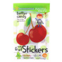 Front of Peaceful Fruits No Added Sugar Fruit Snack Stickers Aliens Sour Cherry And Strawberry