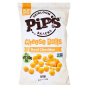 Front of Pipcorn Gluten Free Heirloom Corn Cheese Puff Balls Real Cheddar - Heirloom Corn, Pipcorn Canada, Gluten Free Cheese Puffs, Gluten Free Cheese Balls