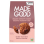 Front of MadeGood Allergen Free Cookies Double Chocolate - Healthy Vegan Cookies - Gluten Free Cookies - Allergen Free Cookies