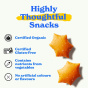 Lifestyle 1 of MadeGood Gluten-Free & Organic Star Puffed Crackers Cheddar - Baby Crackers - Kids Crackers -Crackers - Gluten Free Crackers