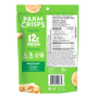 Back of ParmCrisps Sour Cream & Onion Cheese Crisps - Keto Cheese Crisps - Low Carb Cheese Crisps - Cheese Crackers