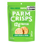 Front of ParmCrisps Sour Cream & Onion Cheese Crisps - Keto Cheese Crisps - Low Carb Cheese Crisps - Cheese Crackers
