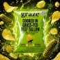 Graze Potato Chips Kettle Cooked in Grass-Fed Beef Tallow Dill Pickle Lifestyle 1