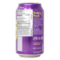 Back of Poppi Prebiotic Soda Grape - Functional Soda - Low Sugar Soda - Healthy Grape Soda